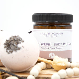 Vanilla & Blood Orange Sugar Scrub | Body Polish