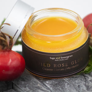 WILD ROSE GLOW All in One Cleanser | Serum | Moisturizer