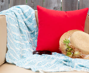 Casual Weave Greek Key Turkish Towel