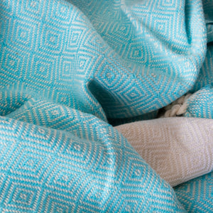 Turkish Towel (Peshtemal) Diamond Pattern