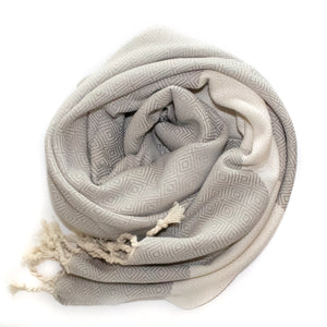 Turkish Towel (Peshtemal) Diamond Pattern