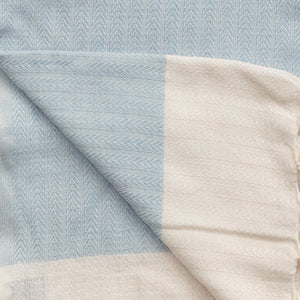 Turkish Towel (Peshtemal) Delicate Fishbone Pattern