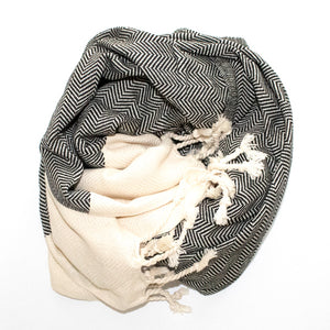 Turkish Towel (Peshtemal) Zig Zag Pattern