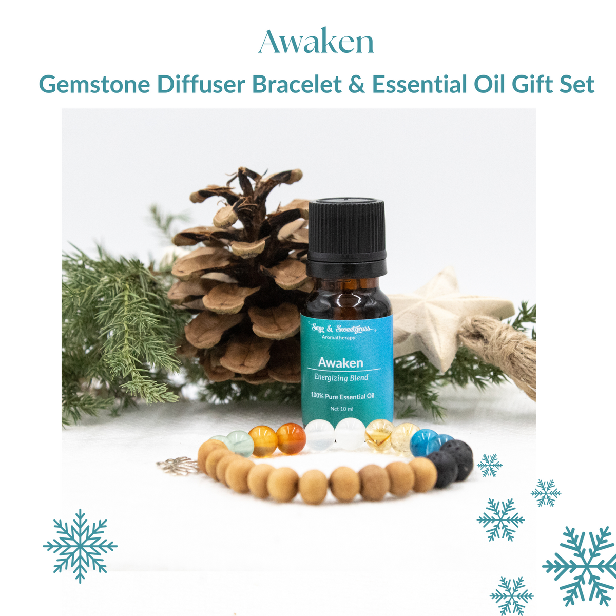 Earth's Embrace Gemstone Aromatherapy Bracelet Sets