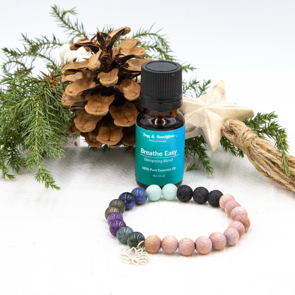 Earth's Embrace Gemstone Aromatherapy Bracelet Sets