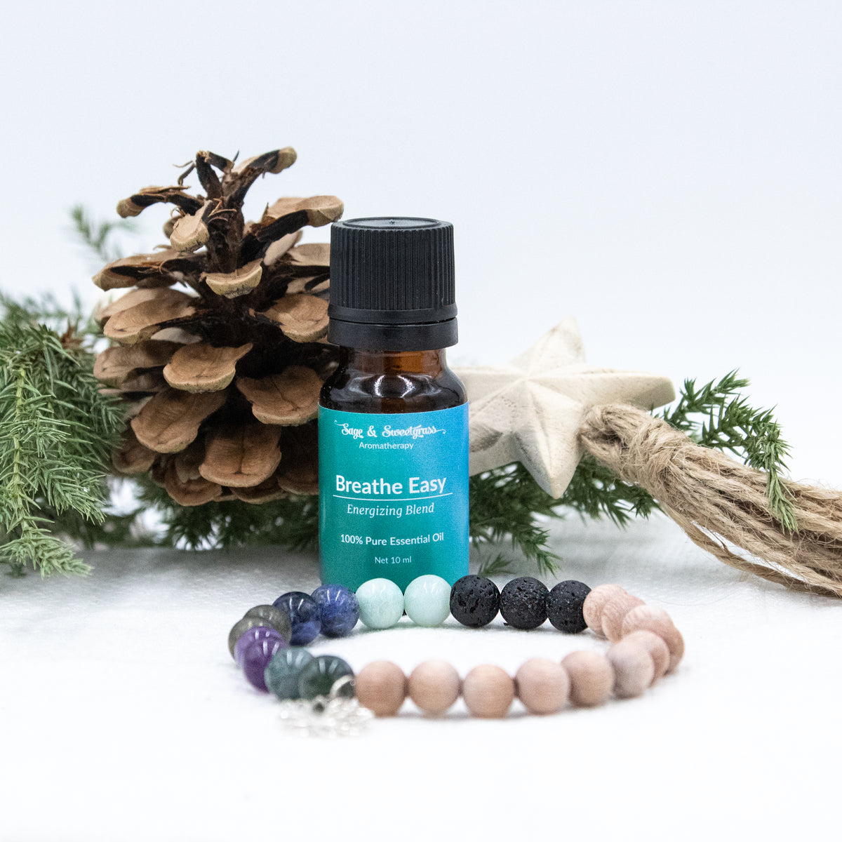 Earth's Embrace Gemstone Aromatherapy Bracelet Sets