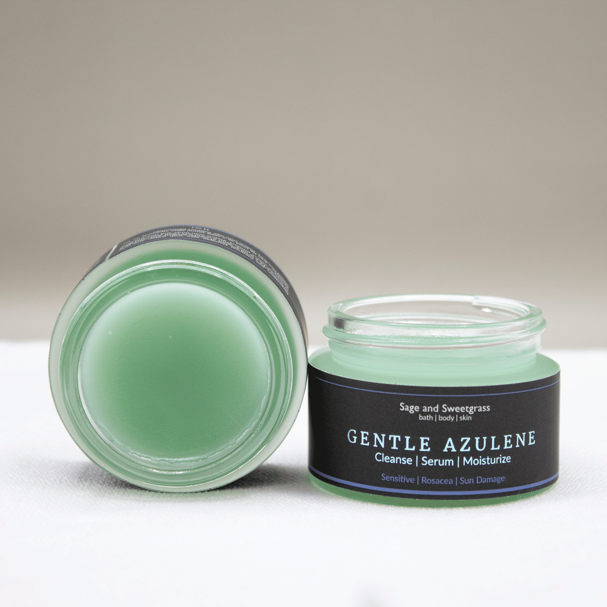 GENTLE AZULENE All in One Cleanser | Serum | Moisturizer for sensitive skin