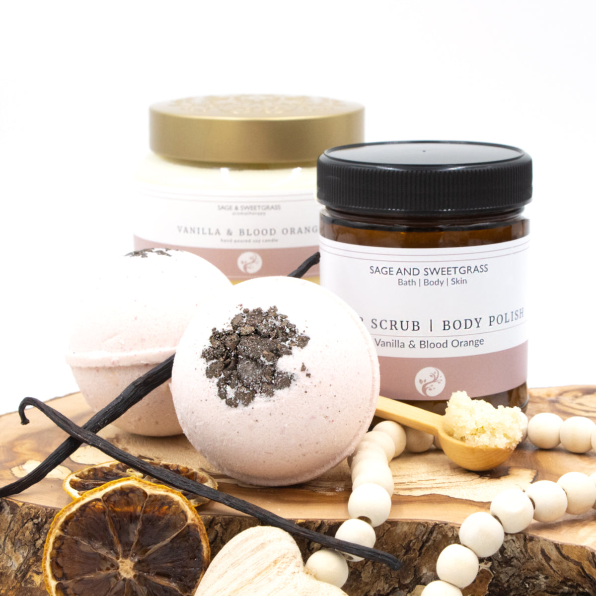 Vanilla & Blood Orange Sugar Scrub | Body Polish