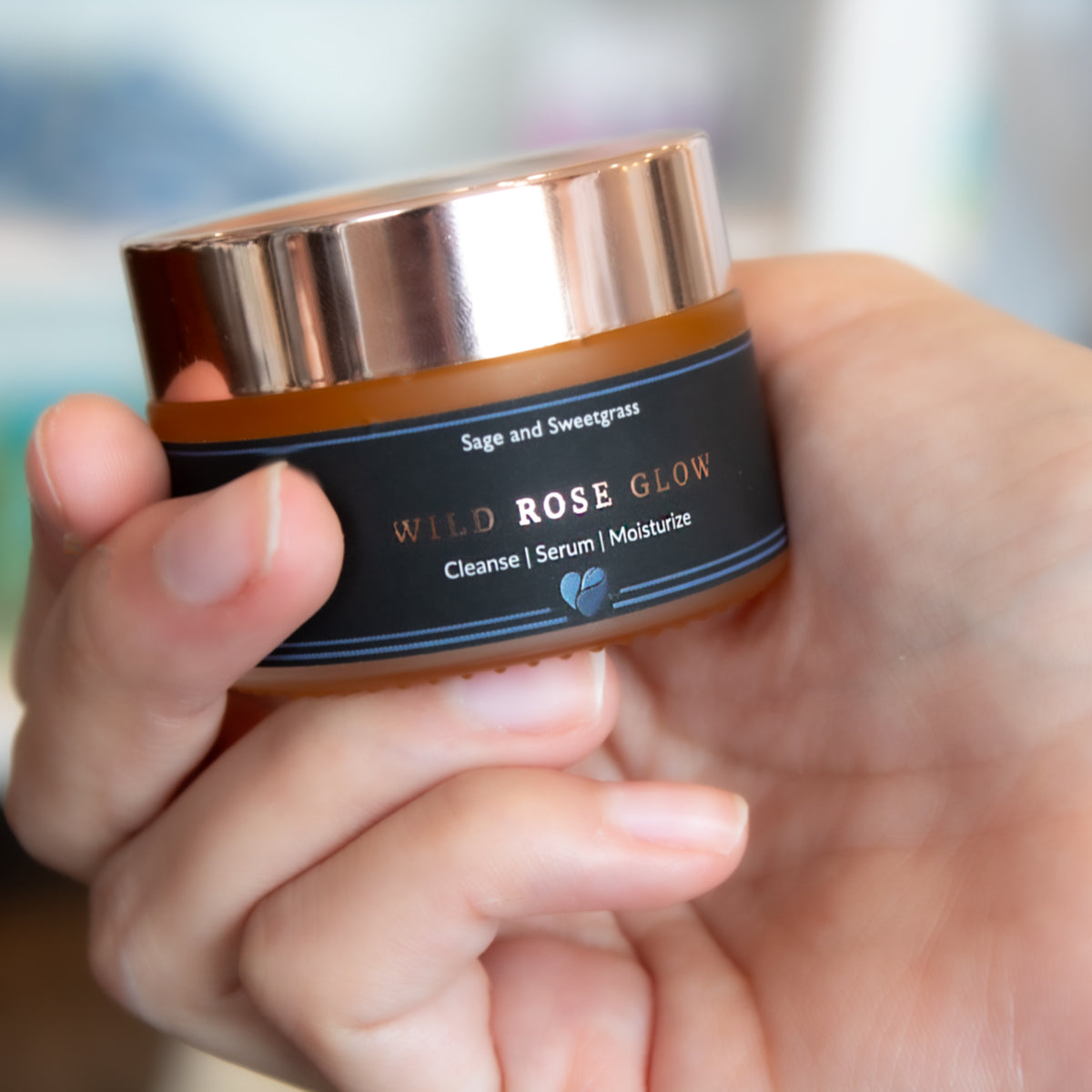 WILD ROSE GLOW  All in One  Cleanser | Serum | Moisturizer