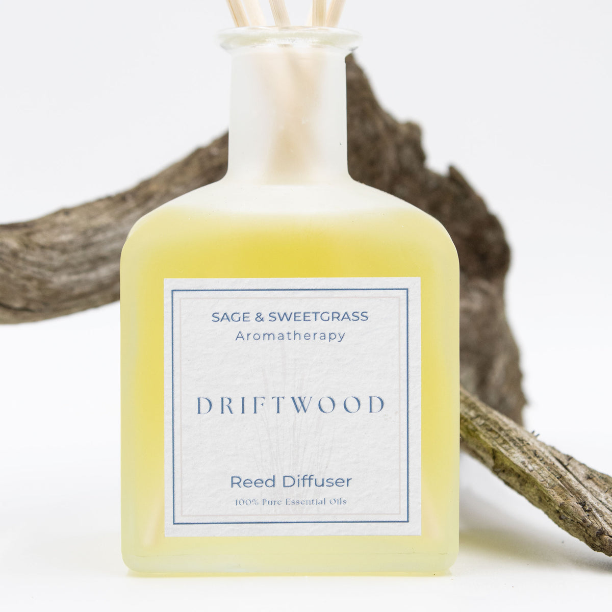 Sweetgrass Reed Diffuser Aromatherapy Reed Diffuser - Sage and Sweetgrass