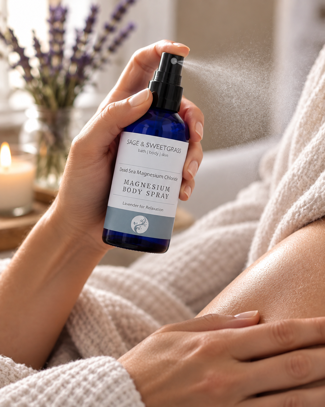 Magnesium Spray for Tired Legs | Tight Shoulders | Overworked Muscles