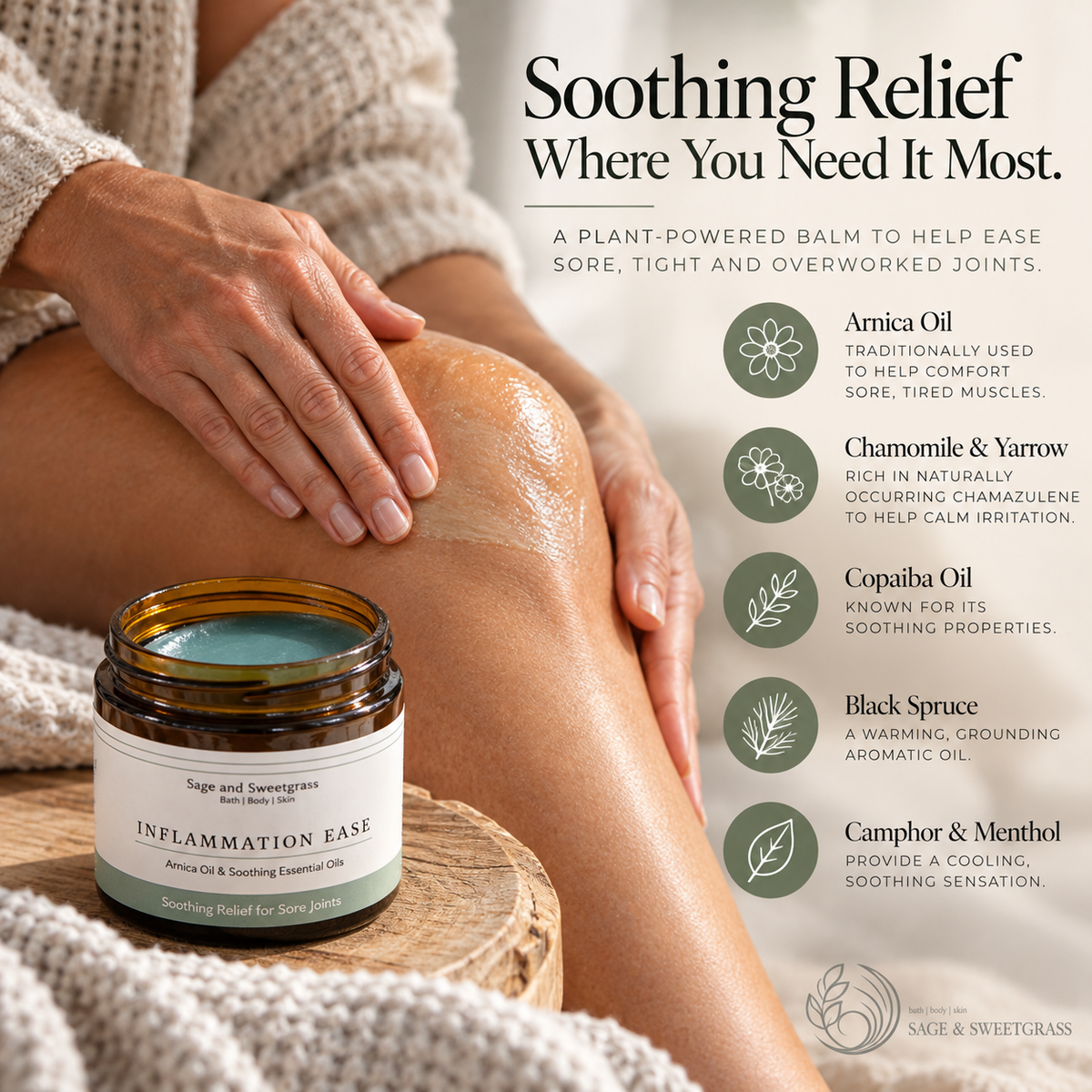 Inflammation Ease | Soothing Joint & Muscle Balm