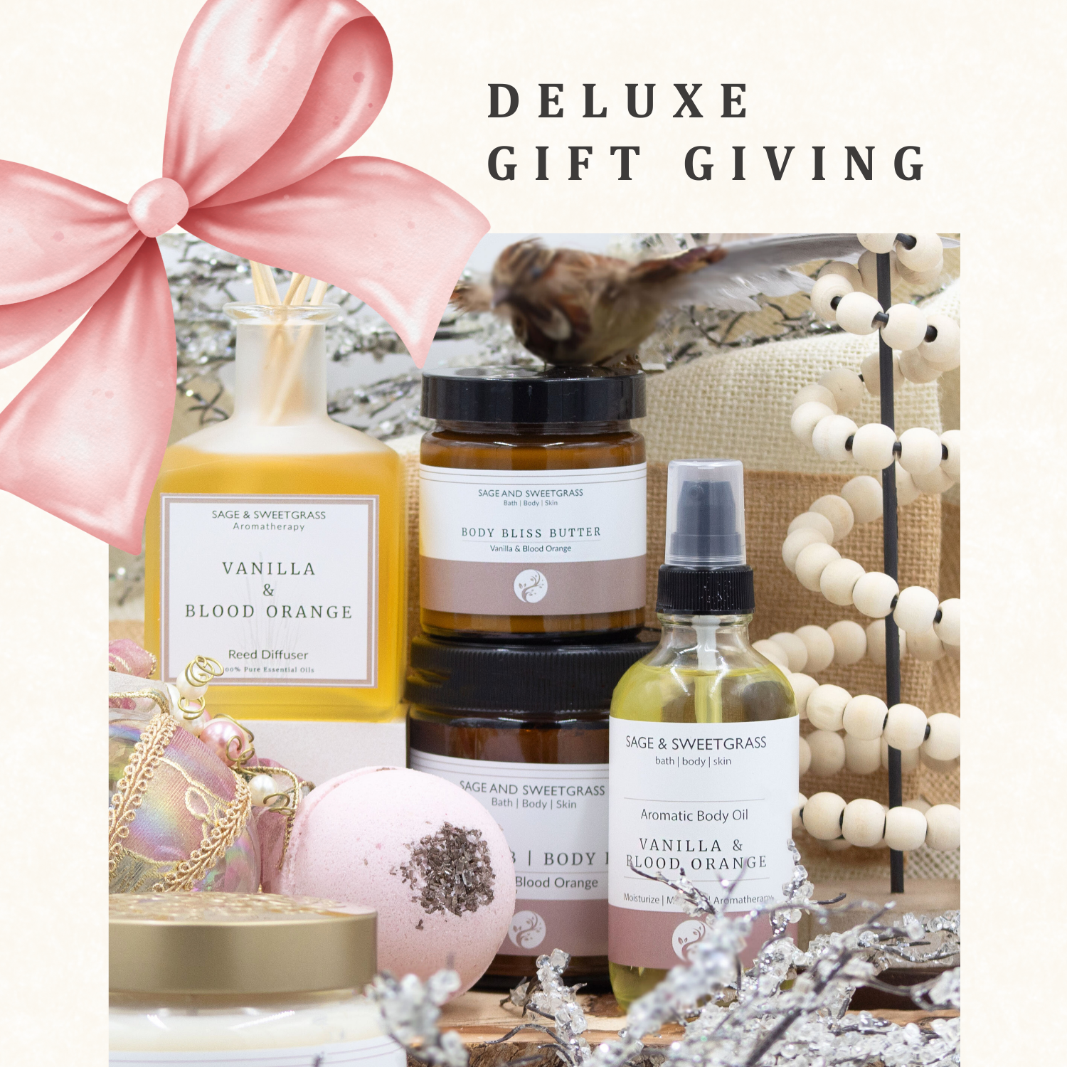 Vanilla Blood Orange Deluxe Gift Set