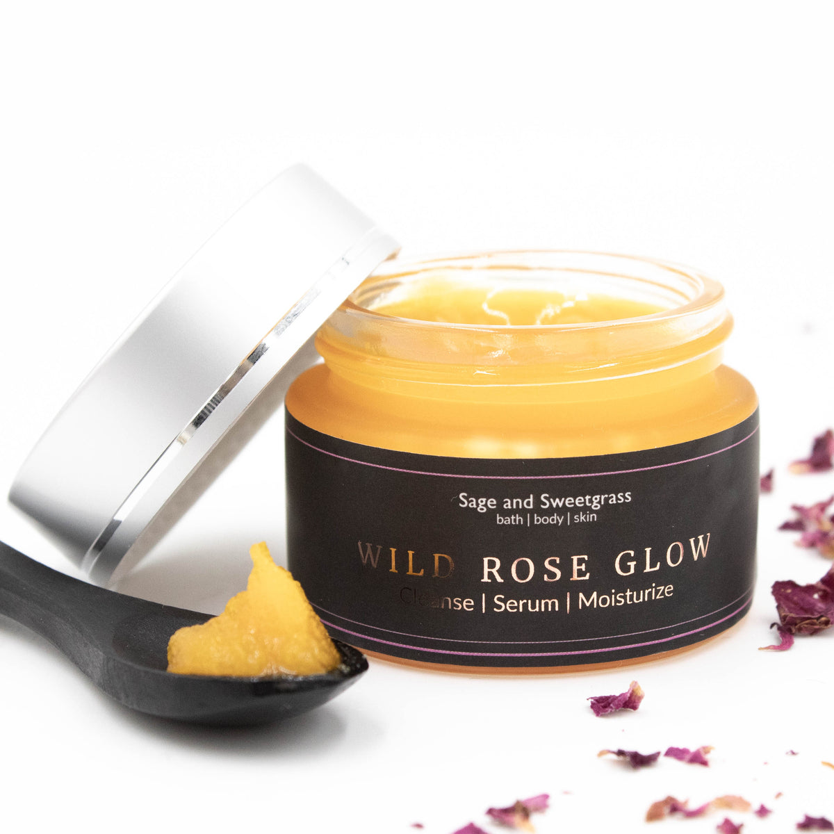 WILD ROSE GLOW  All in One  Cleanser | Serum | Moisturizer