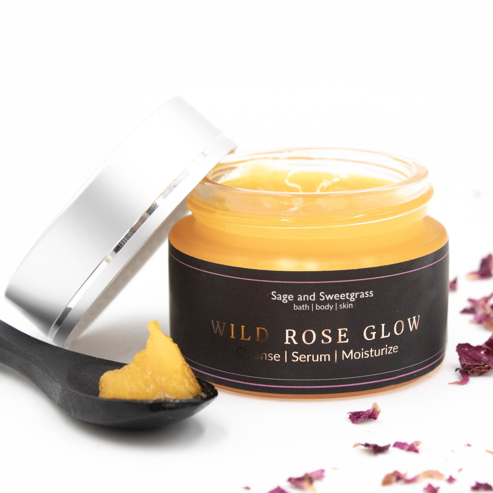 WILD ROSE GLOW  All in One  Cleanser | Serum | Moisturizer