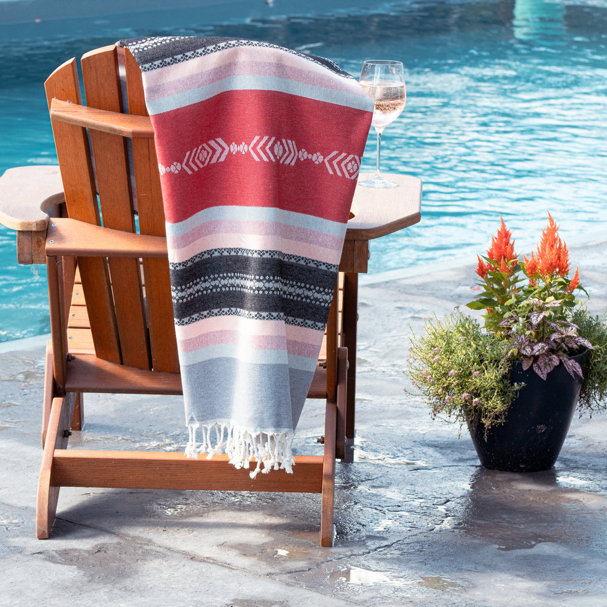 Turkish Towel Traditional Bright Pattern