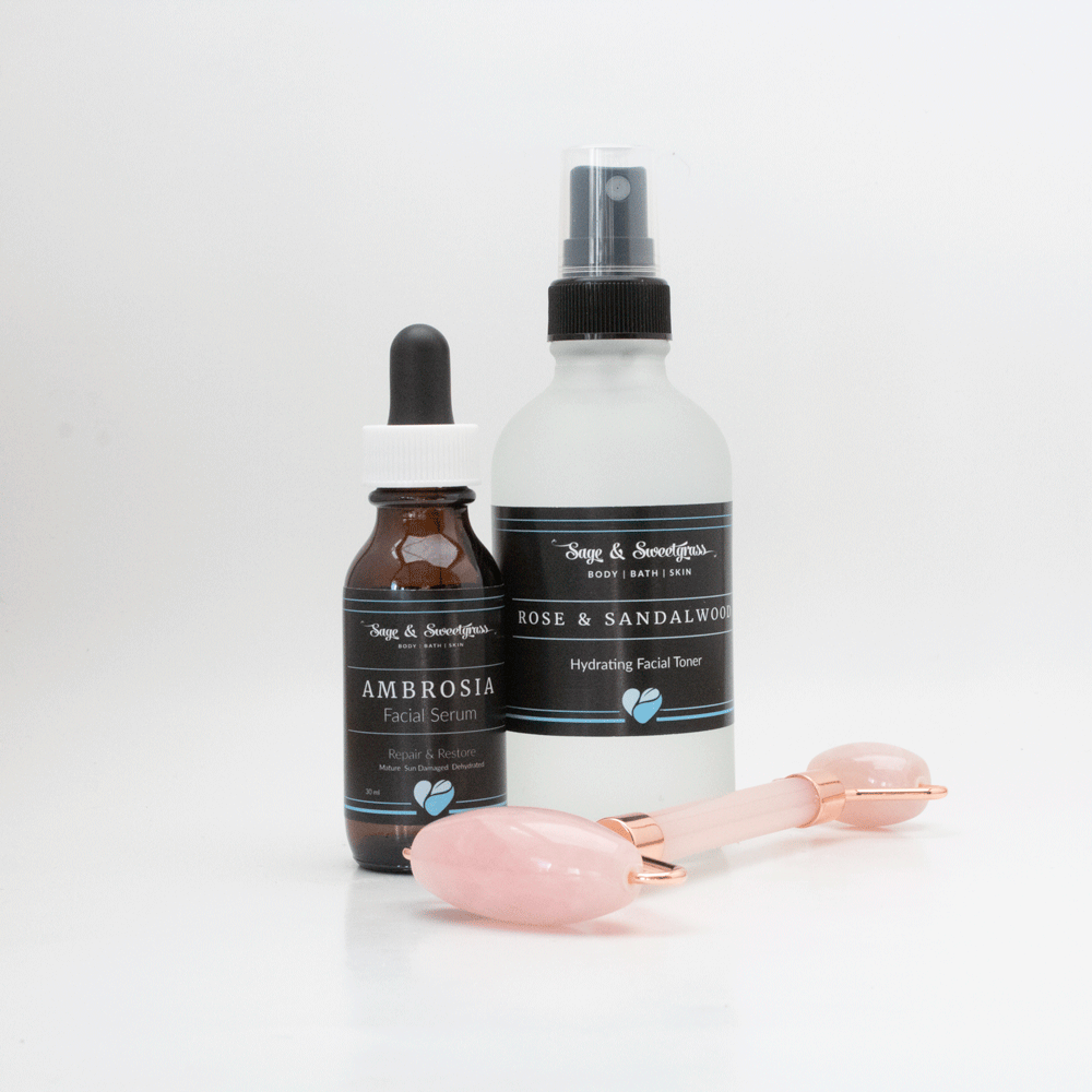 Rose Quartz Facial Roller