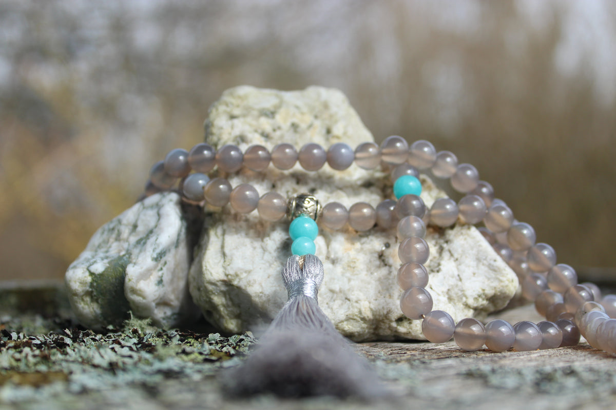 Mala with intention beads