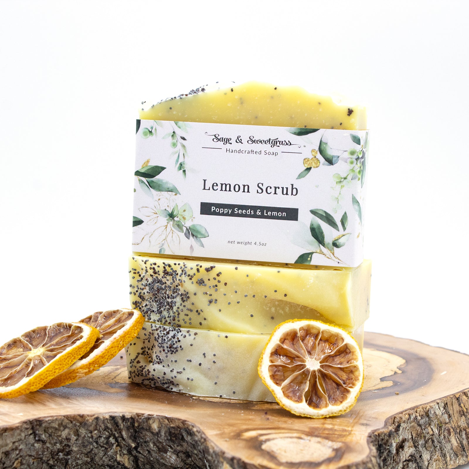 Lemon & Poppy Seed Artisan Soap