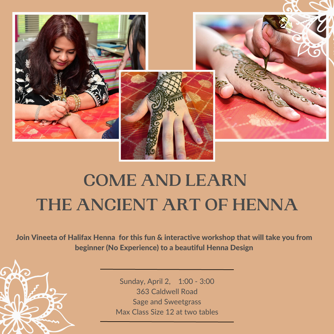 Learn the Ancient Art of Henna in this fun and interactive workshop.