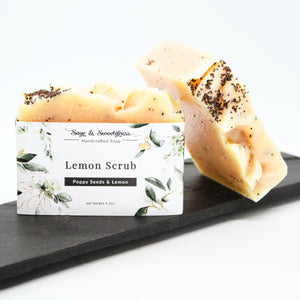 Lemon & Poppy Seed Artisan Soap