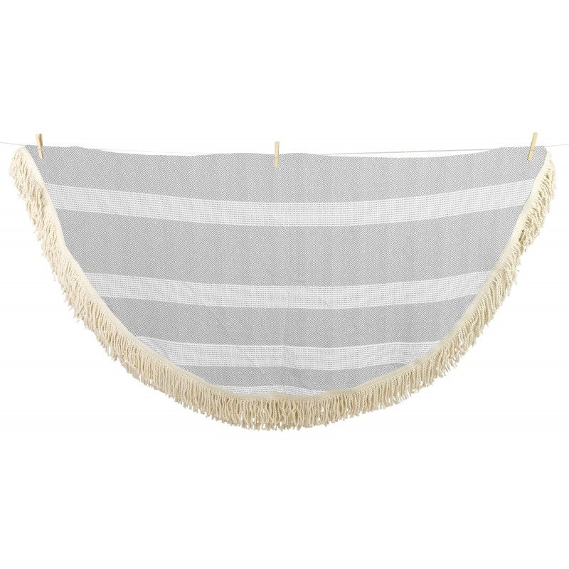 Diamond Pattern "Roundie" Blanket in a matching Beach Bag