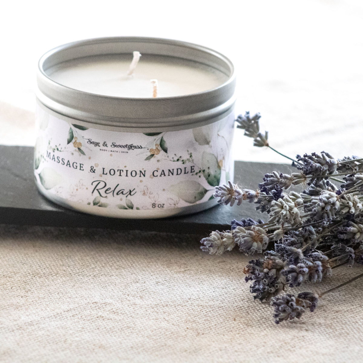 Aromatherapy Massage Candle