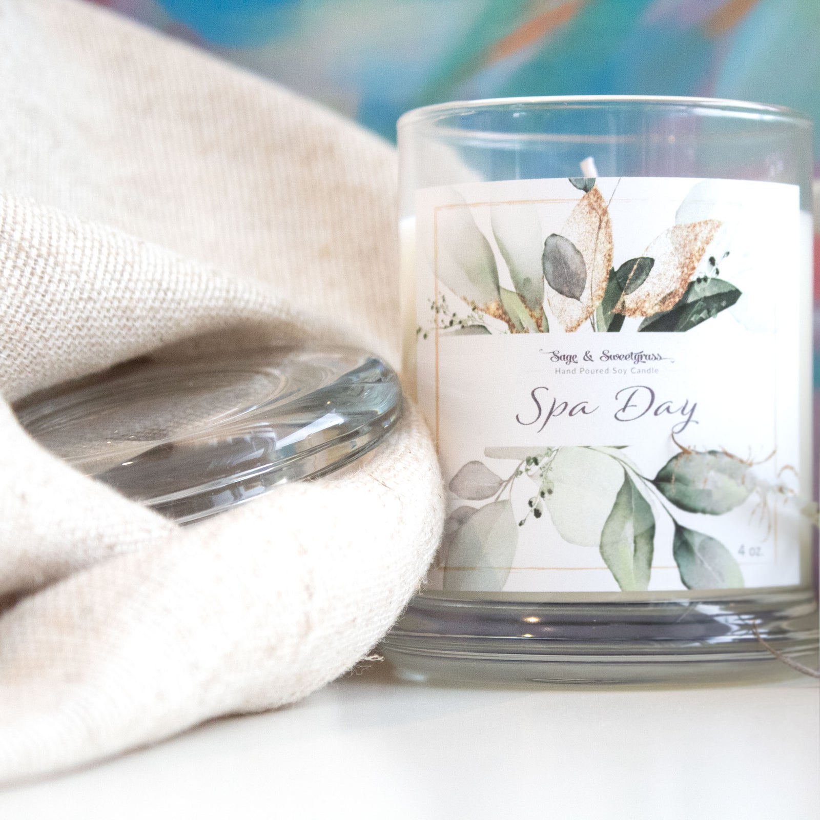 Spa Day  Aromatherapy Candle