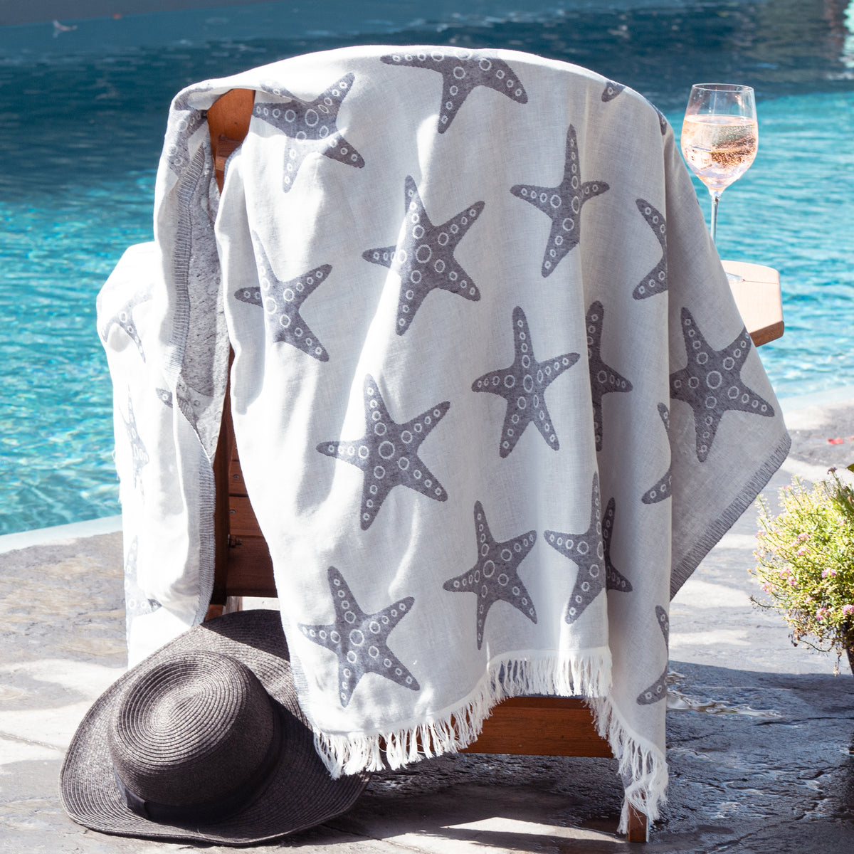 Turkish Towel Starfish Pattern