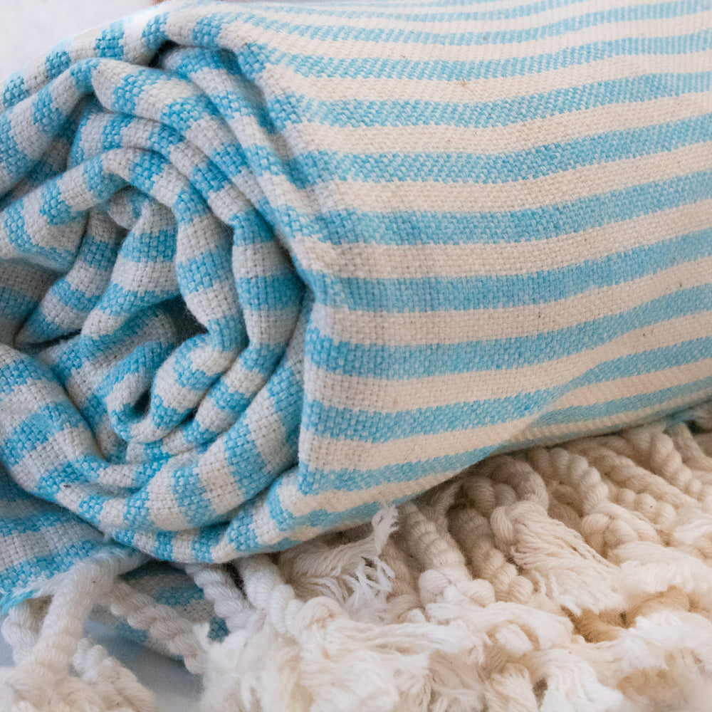 Turkish Towel Linen & Cotton Blend - Sage and Sweetgrass