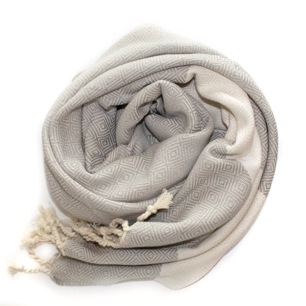 Turkish Towel (Peshtemal) Diamond Pattern