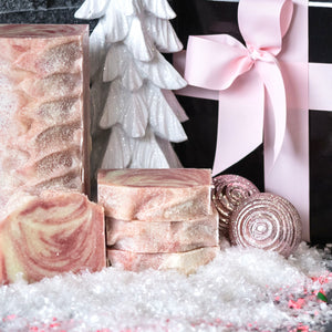 Peppermint Swirl Holiday Soap